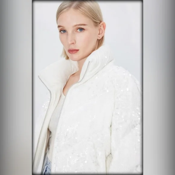 🍬 Luxurious Cropped Down Jacket 🍬 - Picture 2 of 8